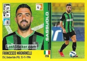 Cromo Francesco Magnanelli - Calciatori 2021-2022 - Panini