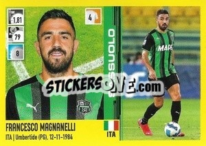 Sticker Francesco Magnanelli - Calciatori 2021-2022 - Panini