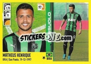 Cromo Matheus Henrique - Calciatori 2021-2022 - Panini