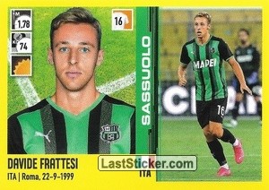 Sticker Davide Frattesi - Calciatori 2021-2022 - Panini