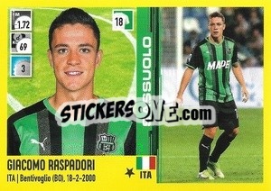 Cromo Giacomo Raspadori - Calciatori 2021-2022 - Panini