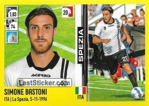Sticker Simone Bastoni - Calciatori 2021-2022 - Panini