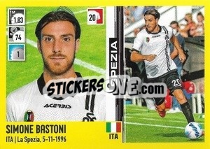 Figurina Simone Bastoni - Calciatori 2021-2022 - Panini