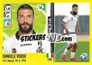 Sticker Daniele Verde - Calciatori 2021-2022 - Panini