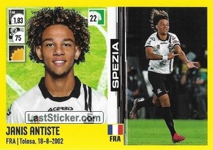 Sticker Janis Antiste - Calciatori 2021-2022 - Panini