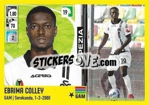 Figurina Ebrima Colley - Calciatori 2021-2022 - Panini