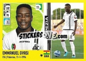 Sticker Emmanuel Gyasi - Calciatori 2021-2022 - Panini