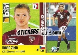 Sticker David Zima - Calciatori 2021-2022 - Panini