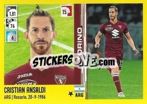 Sticker Cristian Ansaldi - Calciatori 2021-2022 - Panini