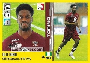 Sticker Ola Aina - Calciatori 2021-2022 - Panini