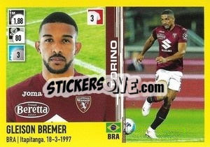 Figurina Gleison Bremer - Calciatori 2021-2022 - Panini