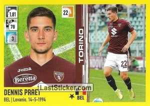Sticker Dennis Praet - Calciatori 2021-2022 - Panini