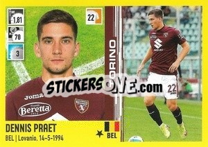 Sticker Dennis Praet - Calciatori 2021-2022 - Panini