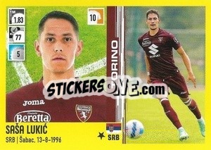 Sticker Saša Lukic - Calciatori 2021-2022 n. 464 - Panini