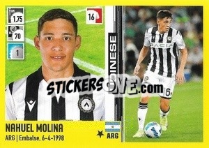 Sticker Nahuel Molina - Calciatori 2021-2022 - Panini