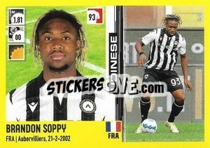 Figurina Brandon Soppy - Calciatori 2021-2022 - Panini