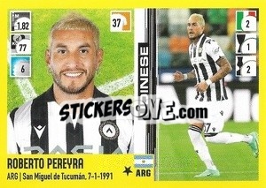 Cromo Roberto Pereyra - Calciatori 2021-2022 - Panini