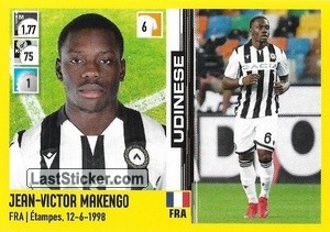 Sticker Jean-Victor Makengo - Calciatori 2021-2022 - Panini