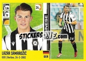 Sticker Lazar Samardžic - Calciatori 2021-2022 - Panini