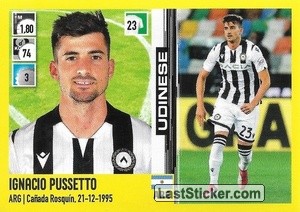 Cromo Ignacio Pussetto - Calciatori 2021-2022 - Panini