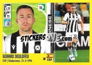 Sticker Gerard Deulofeu - Calciatori 2021-2022 n. 496 - Panini