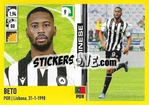 Sticker Beto - Calciatori 2021-2022 - Panini