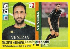 Sticker Cristian Molinaro - Calciatori 2021-2022 - Panini
