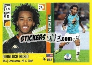 Cromo Gianluca Busio - Calciatori 2021-2022 - Panini