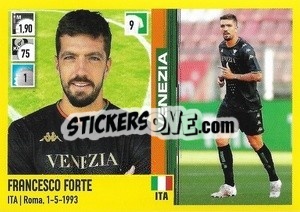 Figurina Francesco Forte - Calciatori 2021-2022 - Panini