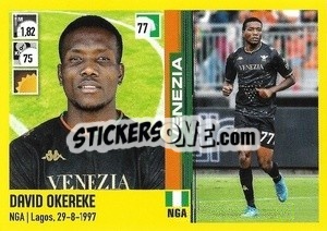 Sticker David Okereke - Calciatori 2021-2022 - Panini