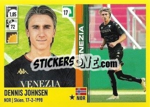 Figurina Dennis Johnsen - Calciatori 2021-2022 - Panini