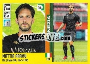 Figurina Mattia Aramu - Calciatori 2021-2022 - Panini