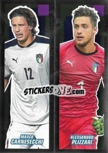 Cromo Marco Carnesecchi / Alessandro Plizzari - Calciatori 2021-2022 - Panini