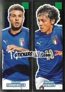 Sticker Marco Tumminello / Emanuel Vignato - Calciatori 2021-2022 - Panini