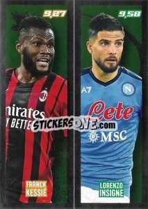 Sticker Franck Kessié / Lorenzo Insigne - Calciatori 2021-2022 - Panini