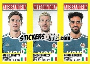 Cromo Gabriel Lunetta / Simone Corazza / Andrea Arrighini - Calciatori 2021-2022 - Panini