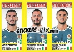 Cromo Michele Marconi / Francesco Orlando / Simone Palombi - Calciatori 2021-2022 - Panini