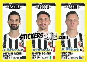 Figurina Anastasios Avlonitis / Tommaso D'Orazio / Dario Šaric - Calciatori 2021-2022 - Panini