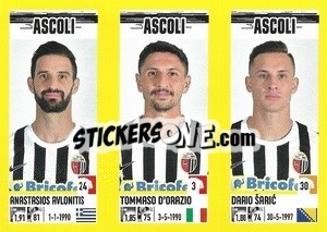 Sticker Anastasios Avlonitis / Tommaso D'Orazio / Dario Šaric