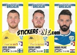 Sticker Jesse Joronen / Oscar Linnér / Marko Pajac - Calciatori 2021-2022 - Panini