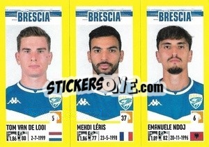 Figurina Tom Van de Looi / Mehdi Léris / Emanuele Ndoj - Calciatori 2021-2022 - Panini