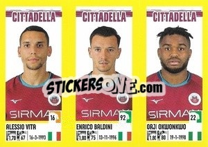 Sticker Alessio Vita / Enrico Baldini / Orji Okwonkwo - Calciatori 2021-2022 - Panini