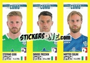 Figurina Stefano Gori / Davide Facchin / Matteo Solini - Calciatori 2021-2022 - Panini