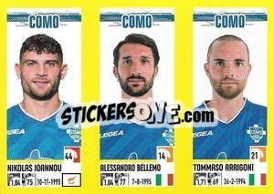 Cromo Nikolas Ioannou / Alessandro Bellemo / Tommaso Arrigoni - Calciatori 2021-2022 - Panini