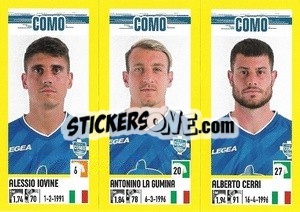 Sticker Alessio Iovine / Antonino La Gumina / Alberto Cerri - Calciatori 2021-2022 - Panini