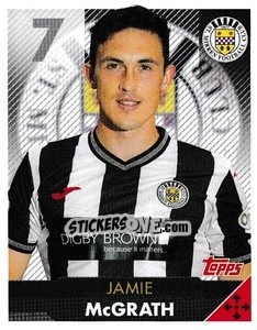 Sticker Jamie McGrath - Scottish Professional Football League 2021-2022 - Topps
