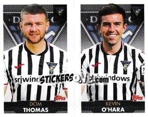 Cromo Dom Thomas / Kevin O'Hara - Scottish Professional Football League 2021-2022 - Topps
