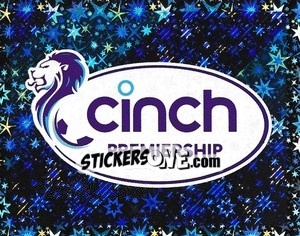 Cromo Cinch Premiership Logo - Scottish Professional Football League 2021-2022 - Topps