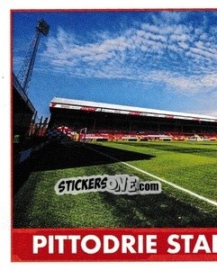 Sticker Pittodrie Stadium - Scottish Professional Football League 2021-2022 - Topps