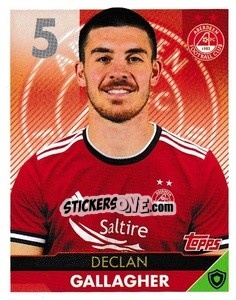 Sticker Declan Gallagher - Scottish Professional Football League 2021-2022 - Topps